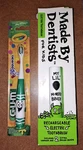 Made By Dentists For Kids Rechargeable Electric Toothbrush + Bonus Crayola. Fixed Price $15.00.