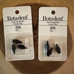 2 Packs Of 3 Rotadent Electric Toothbrush Replacement Brushes Pointed Tip New. Fixed Price $30.00.