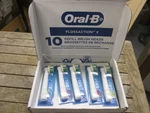 Oral-b Flossactionx Electric Toothbrush Replacement Heads Refills 10 Count. Fixed Price $23.75.