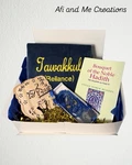 Islamic Gift Box For Women Men, Embroidered Prayer Mat, Muslim Set Of 5. Fixed Price $59.00.