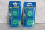 2X (twin Pack) Oral-b Complete Satin Floss, Mint Flavored 4 )-50M/55YDS/EACH. Fixed Price $19.99.