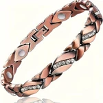 Magnetic Energy Therapy Pain Relief Copper Bracelet For And Women. Fixed Price $38.00.