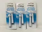 Lot Of 3 Interplak Conair Opticlean Replacement Brush Heads: 6 Piecs - Brand New. Fixed Price $26.50.