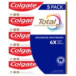 Colgate Advanced Whitening Toothpaste 6.4 Oz 5-PACK Total. Fixed Price $23.99.