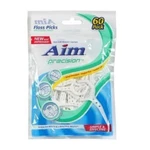 Aim Precision Floss Picks With Fluoridex Thread 60 Ct Comfort Grip Angled. Fixed Price $8.98.