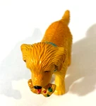 2001 Barbie Love Pets Golden Retriever W/ Pizza In Mouth Head & Tail Move. Fixed Price $10.00.