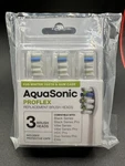 3 Aquasonic Proflex Replacement Brush Heads For Whiter Teeth & Gum Care Compat. Fixed Price $11.99.