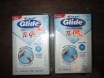 2X Crest Glide Deep Clean Floss To Go Packets 30 Single Use Cool Mint. Fixed Price $49.99.