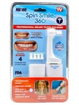 Spark Innovators White Spin Smile 360 Tooth Polisher Professional Removes Stains. Fixed Price $19.99.
