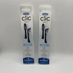 2X Oral-b Clic Toothbrush Ultimate Clean Replacement Heads 4. Fixed Price $19.89.