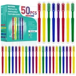 50 Pcs Prepasted Disposable Toothbrushes With Toothpaste, Premium Bulk Toothb.... Fixed Price $16.99.