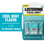 Listerine Pocketpaks Cool Mint Breath Strips, Portable Pocket-sized Oral Care. Fixed Price $7.35.