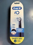 Oral-b Io Ultimate Clean Replacement Brush Heads 4 Pack Black. Fixed Price $16.00.