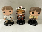 Pop! Luke Skywalker Funkos (3 Pack Opened Set). Fixed Price $35.00.