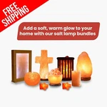 Salt Lamp Natural Crystal & Candle Holder, Quality + Discount Large, Small Decor. Fixed Price $14.99.