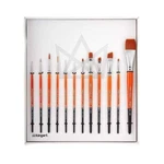 Kingart Radiant Series Premium Golden Synthetic Brushes. Fixed Price $82.64.