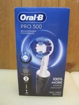 Oral-b Toothbrush Pro 500+ Plus Model Electric Power Rechargeable Black New 8343. Fixed Price $30.00.