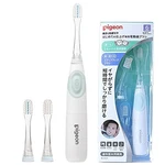 Pigeon Baby Electric Toothbrush Sonic Green 6M+ With Led Light 3 Brushes New Jp. Fixed Price $53.53.