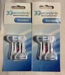 2-PK 30 Second Smile Standard Replacement Brush Heads 4 Total. Fixed Price $28.99.