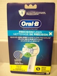 New Oral Precision Clean Replacement Brush Heads White Value Pack 5CT. Fixed Price $13.99.