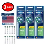 3 Pairs Of 10 Count Oral-b Cross Action Pro Electric Toothbrushes. Fixed Price $49.90.