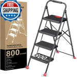 Diamondforge Foldable Ladder Folding Stool - 4 Stepping Extension Tall. Fixed Price $131.82.