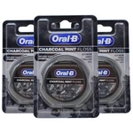 Pack Of 3X Oral-b Charcoal Mint Dental Floss, 54.6 Yd (50ML). Fixed Price $12.99.