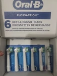 6X Oral-b Floss Action Replacement Toothbrush Heads White New Free Shipping!!!. Fixed Price $19.99.