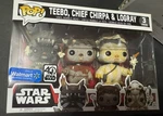Funko Pop Star Wars Ewok 3 Pack Bobble Heads Teebo Logray Chief Chirpa Walmart. Fixed Price $25.00.