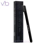 Marvis Elegant Signature Black Italian Toothbrush With Medium Strength Bristles. Fixed Price $13.50.