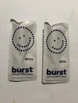 Burst Set 2 Electric Toothbrush Replacement Heads White, Ultra Soft Bristles. Fixed Price $20.00.