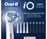 Brand New Oral-b Io Deep Clean Brush Heads 9CT, White/black,. Fixed Price $34.95.