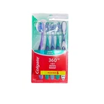 Colgate 360 Manual Toothbrush With Tongue And Cheek Cleaner, Soft, 5 Count. Fixed Price $15.00.