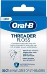 Oral-b Glide Pro-health Threader Floss For Braces Dental, 30 Ct 4-PACK (120 Tot). Fixed Price $27.99.