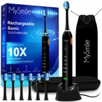 Mysmile Electric Sonic Whitening Toothbrushes 6 Heads. Fixed Price $16.99.