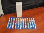 Box 12 New Os Oral-b Advantage Soft 35 Toothbrushes Blue Green Orange Yellow. Fixed Price $39.00.