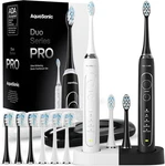 Aquasonic Duo Series Pro Ultra-whitening Electric Toothbrush Set. Fixed Price $98.00.