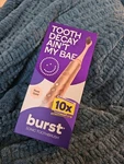 Burst Sonic Rechargeable Electric Toothbrush, 3 Modes, Tapered Bristles - Rose. Fixed Price $60.00.