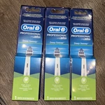 3 Oralb Professional Deep Sweep Brush Head Replacement Braun Triple Action Clean. Fixed Price $30.00.