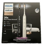 Philips Sonicare Diamondclean Smart Electric Rechargeable Toothbrush, 2-PACK Ob. Fixed Price $156.99.